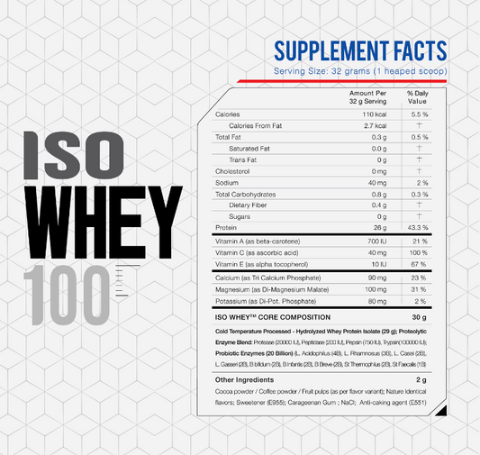 FREAK LABS - ISO WHEY 100 - HYDROLYZED WHEY PROTEIN ISOLATE